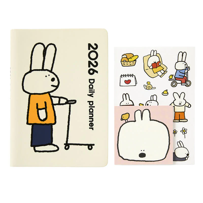 2026 RABBIT DAILY PLANNER DIARY