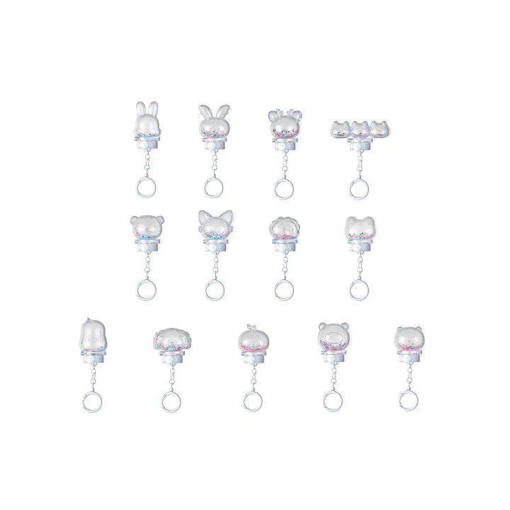SEVENTEEN - NEW_ 2025 WORLD TOUR IN INCHEON OFFICIAL MD MINITEEN LIGHT STICK PARTS KEYRING