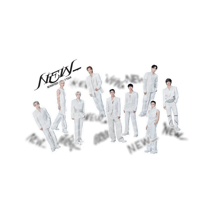 SEVENTEEN - NEW_ 2025 WORLD TOUR IN INCHEON OFFICIAL MD STICKER SET