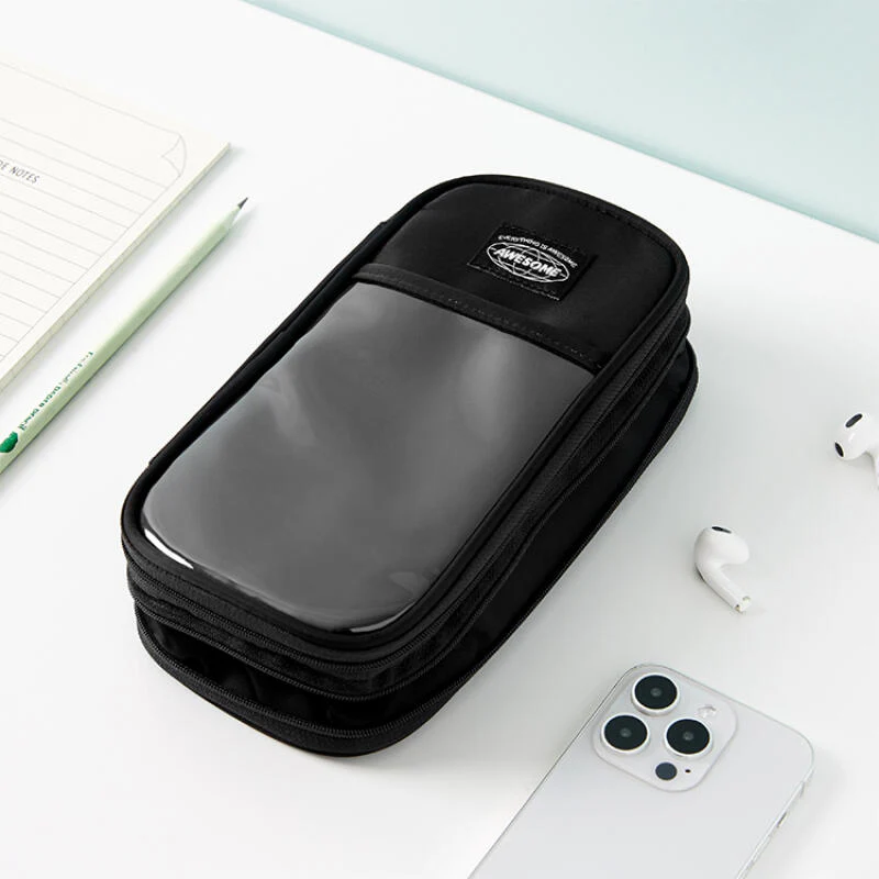 5 POCKET POUCH BLACK