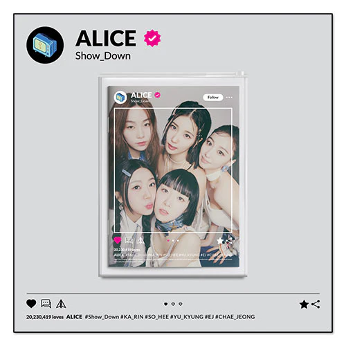ALICE - SHOW DOWN 2ND SINGLE ALBUM
