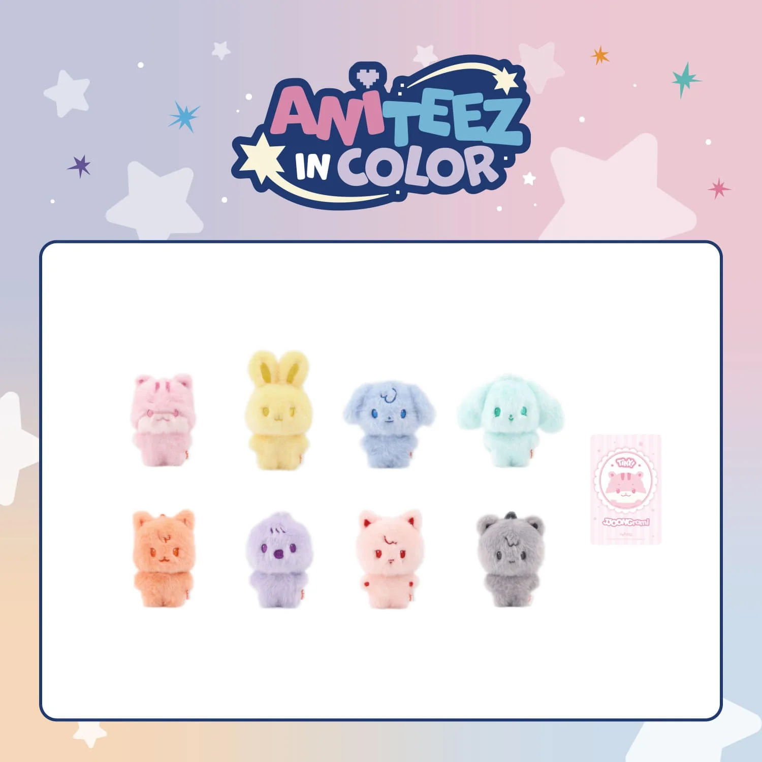 ATEEZ - ANITEEZ IN COLOR POP UP OFFICIAL MD COLOR TINY ANITEEZ DOLL