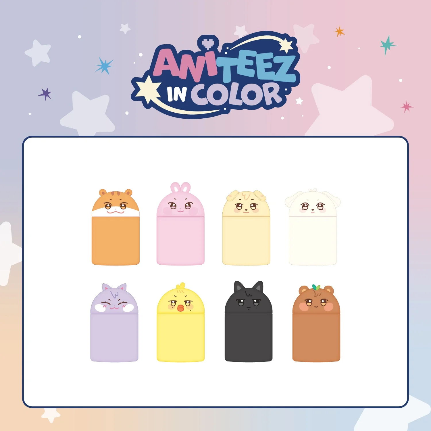 ATEEZ - ANITEEZ IN COLOR POP UP OFFICIAL MD MINI DESK TRASH BIN