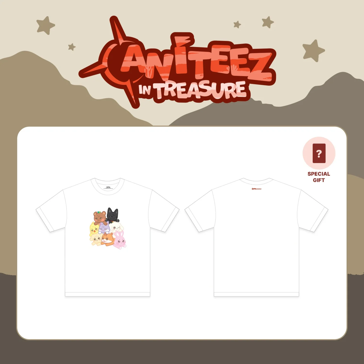 ATEEZ - ANITEEZ IN TREASURE OFFICIAL MD T-SHIRT