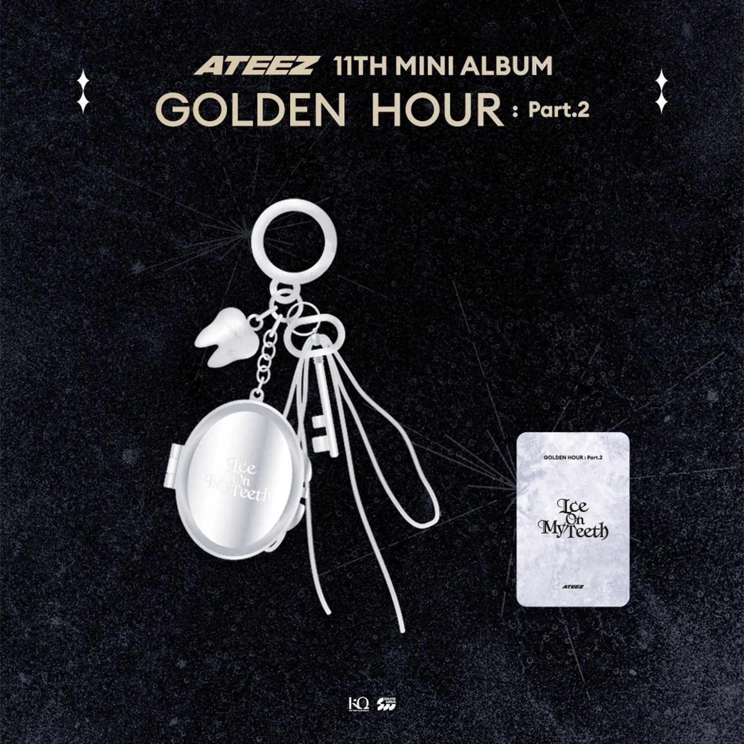 ATEEZ - GOLDEN HOUR : PART.2 POP UP OFFICIAL MD MIRROR KEYRING