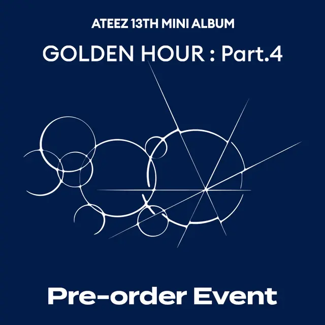 ATEEZ - GOLDEN HOUR : PART.4 MINI 13TH ALBUM FROMM STORE GIFT STANDARD SET