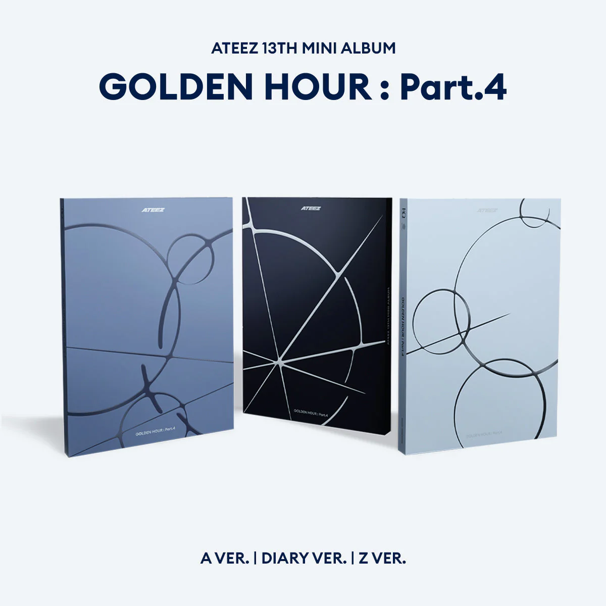 ATEEZ - GOLDEN HOUR : PART.4 MINI 13TH ALBUM STANDARD SET