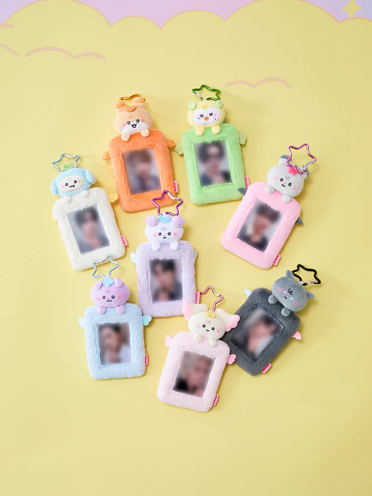 ATEEZ - MIGHTEEZ WONDER ROOM POP UP OFFICIAL MD PHOTO CARD HOLDER PLUSH KEYRING