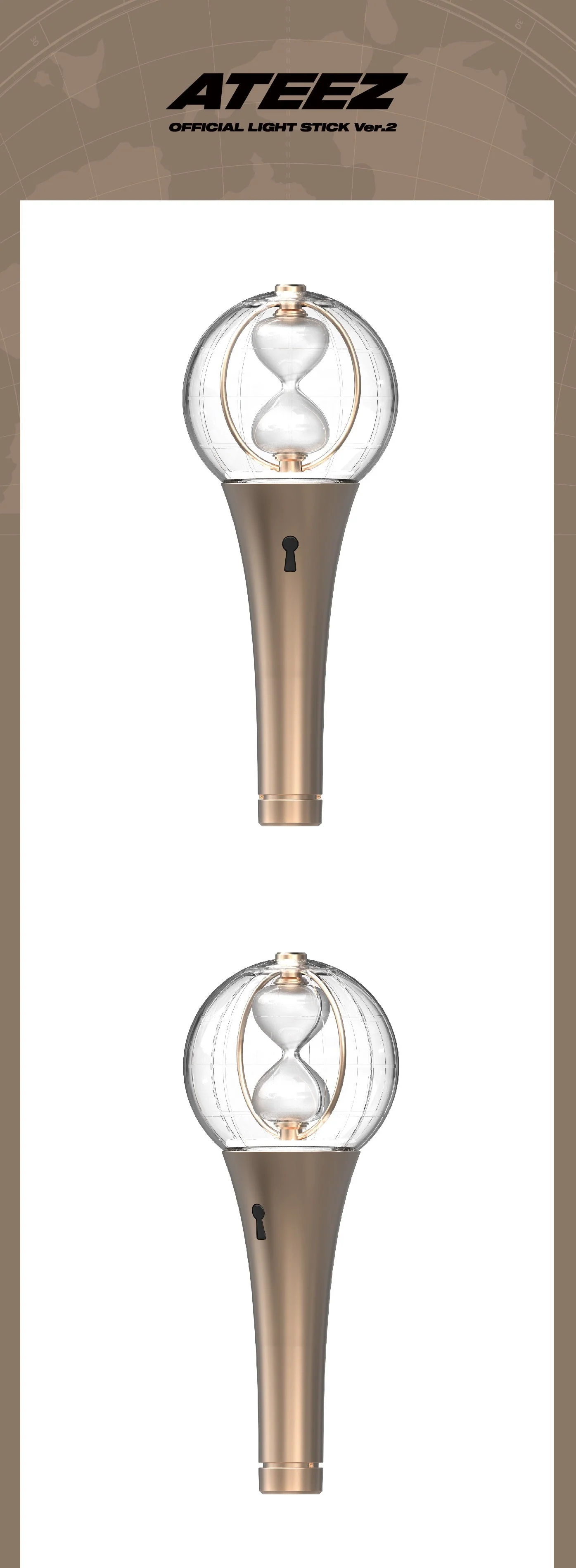 ATEEZ - OFFICIAL LIGHT STICK VER.2 - Image 2