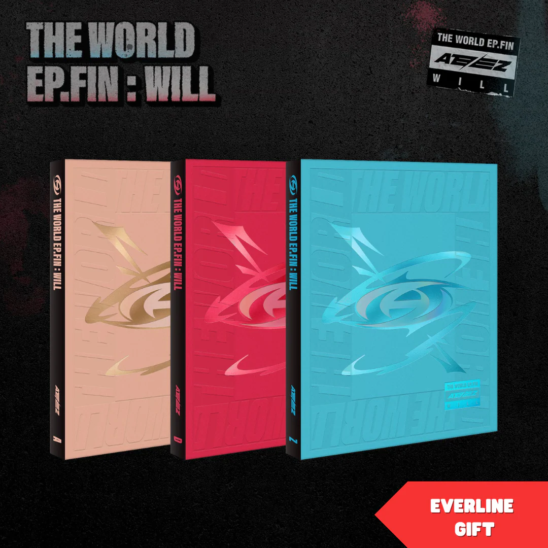 ATEEZ - THE WORLD EP.FIN WILL 2ND FULL ALBUM STANDARD VER. EVERLINE GIFT VER.