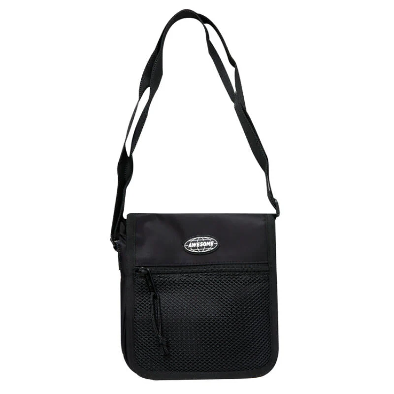 AWESOME MESH CROSS BAG BLACK