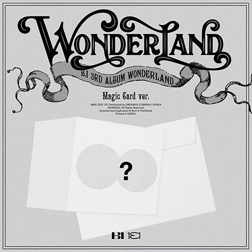 B.I - WONDERLAND 3RD FULL ALBUM MAGIC CARD VER