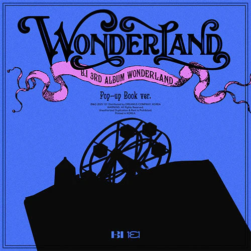 B.I - WONDERLAND 3RD FULL ALBUM POP UP BOOK VER
