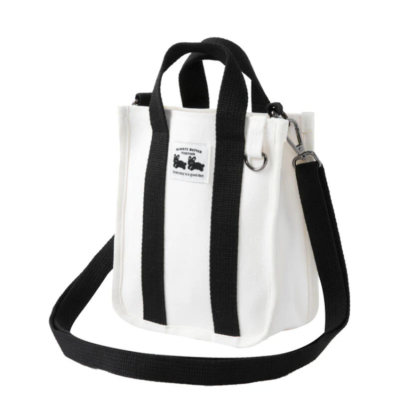 BLACK RABBIT CROSS BAG