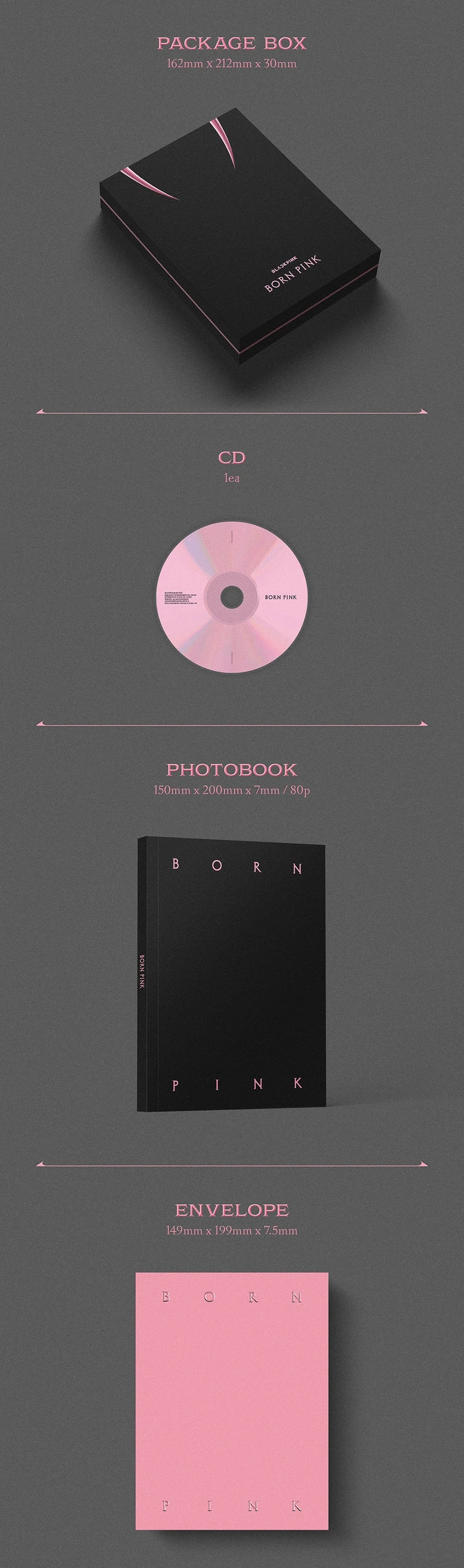 BLACKPINK - 2ND FULL ALBUM BORN PINK BOX SET VER. - Image 4