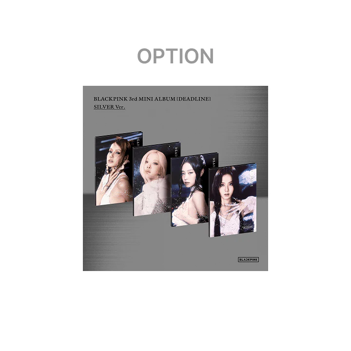 BLACKPINK - DEADLINE 3RD MINI ALBUM WEVERSE SHOP GIFT SILVER VER