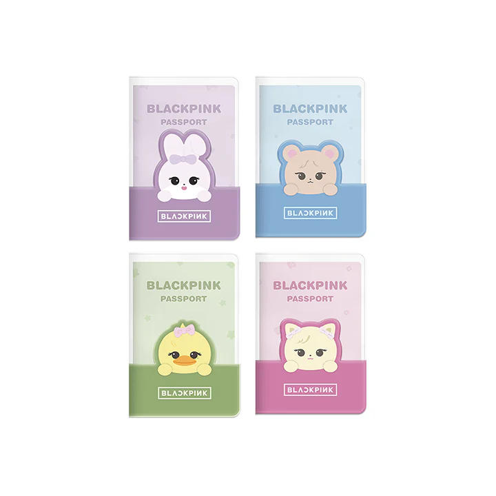 BLACKPINK - JUMP POP UP OFFICIAL MD CHARACTER PASSPORT CUSTOM KIT