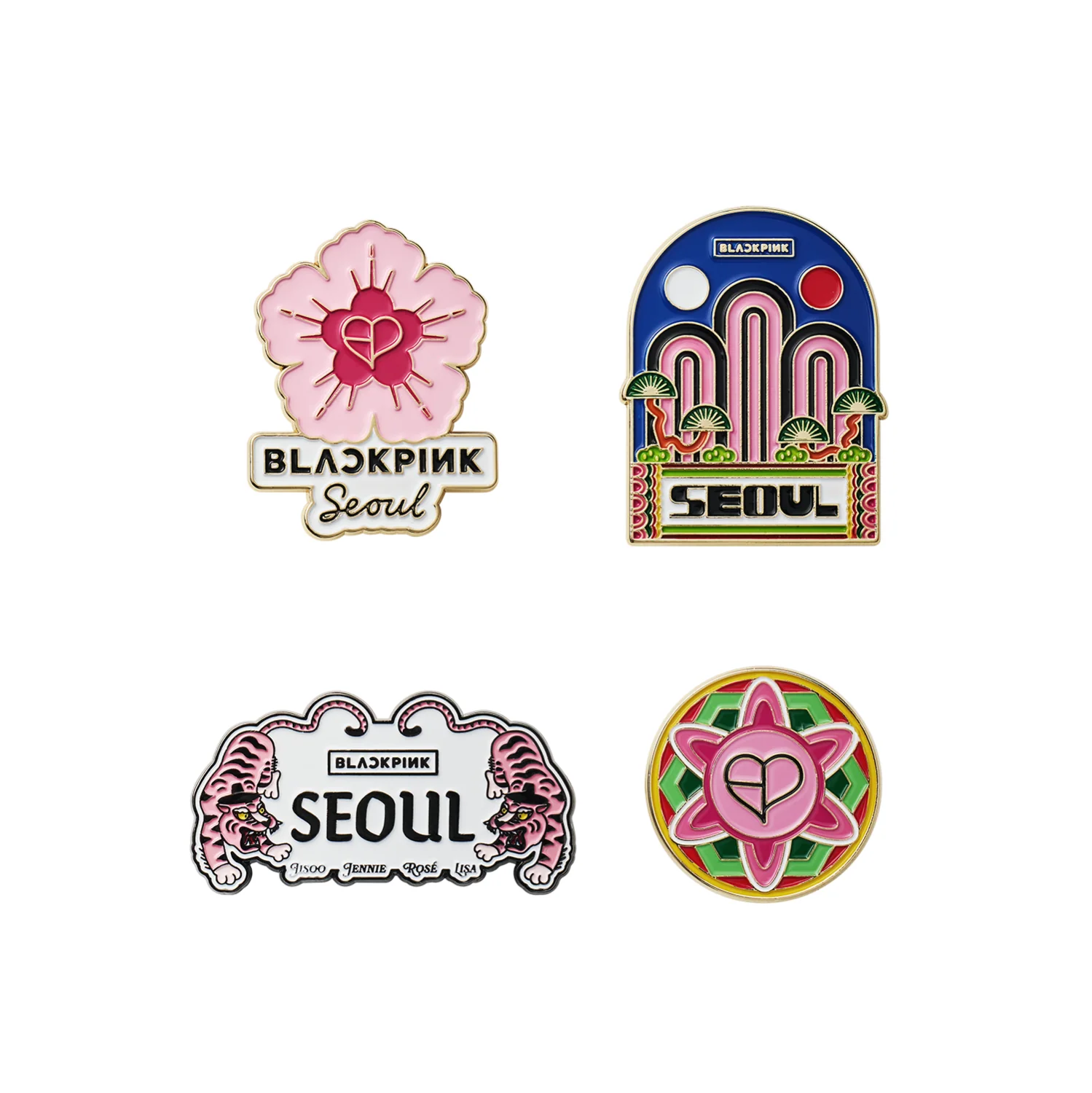 BLACKPINK - KOREA EDITION OFFICIAL MD PIN BADGE