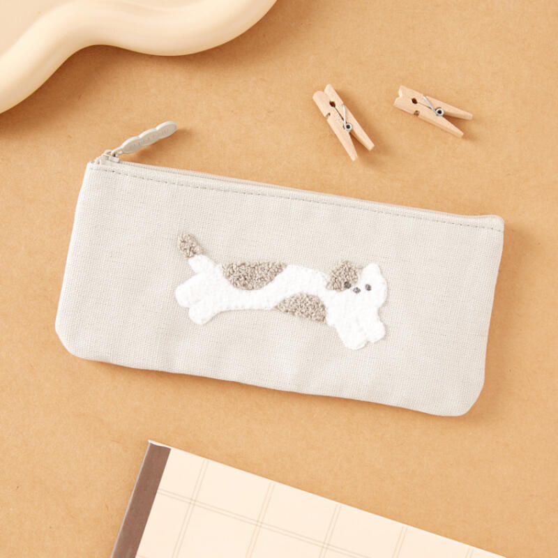 BOUCLE FLAT MULTI POUCH CAT