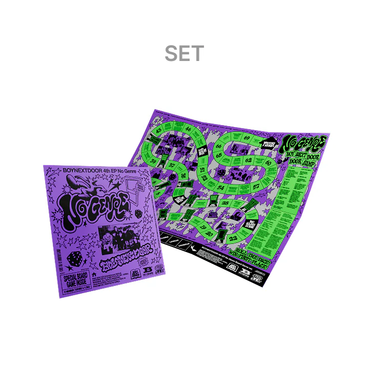 BOYNEXTDOOR - NO GENRE 4TH EP ALBUM WEVERSE SHOP GIFT BOARD GAME VER SET