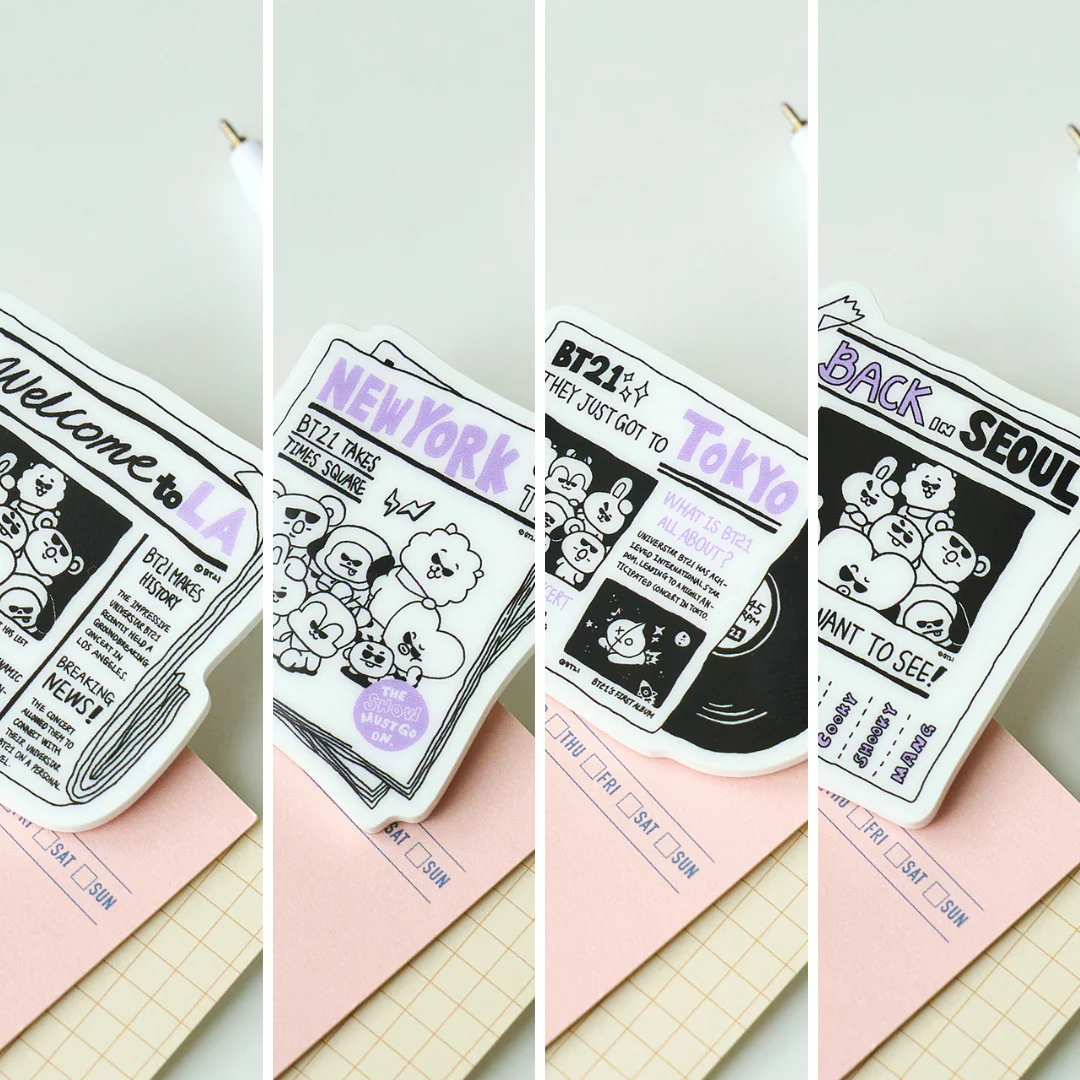 BT21 ACRYLIC MAGNETIC CLIP CITY EDITION
