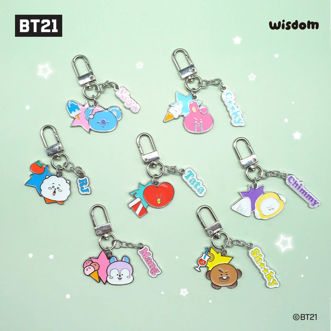 BT21 - ADULT METAL KEYRING