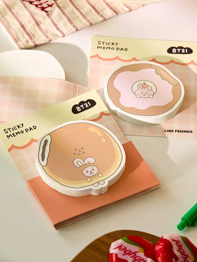BT21 - BABY BAKERY SHOP MD STICKY MEMO NOTEPADS - Image 4