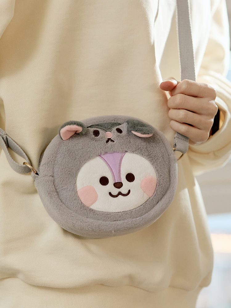 BT21 - BABY FLUFFY FACE DOLL CROSS BAG - Image 4