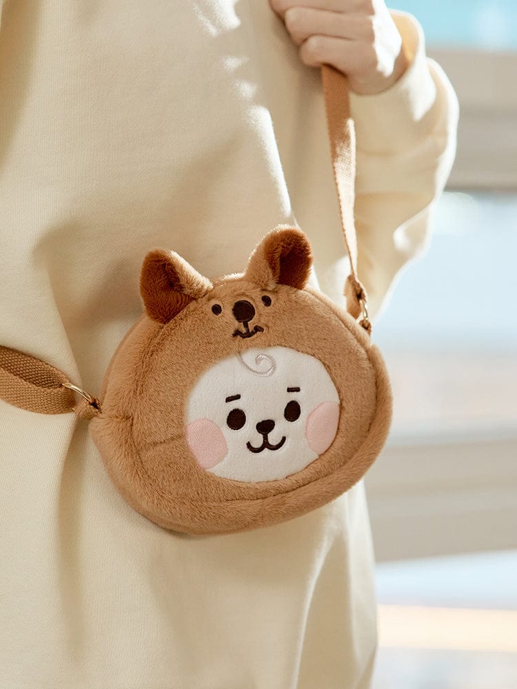BT21 - BABY FLUFFY FACE DOLL CROSS BAG - Image 5