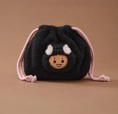 BT21 - BABY MORE FLUFFY FACE DOLL STRING POUCH - Image 3