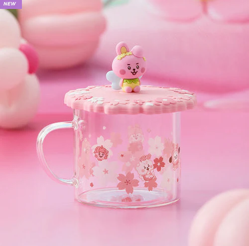BT21 - BABY SPRING FAIRY GLASS CUP & LID(340ml) - Image 2