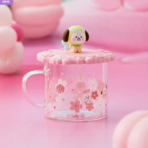 BT21 - BABY SPRING FAIRY GLASS CUP & LID(340ml) - Image 4