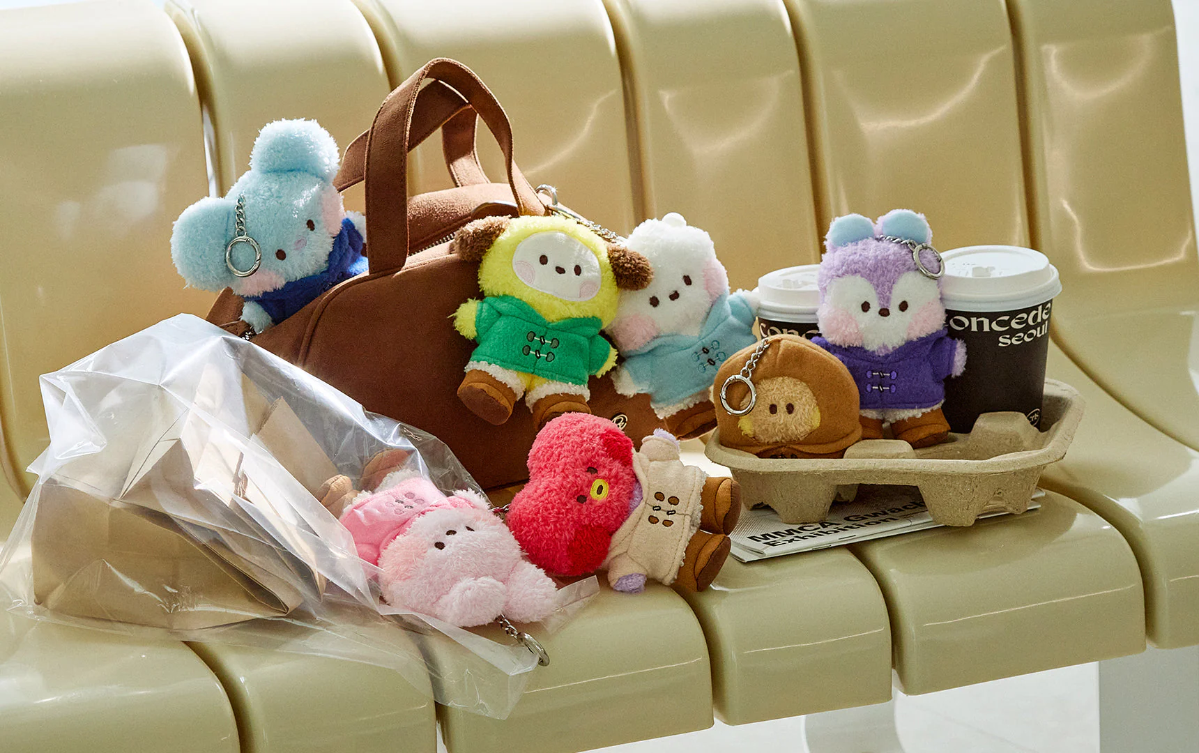 BT21 - BOOTS EDITION MININI DOLL KEYRING