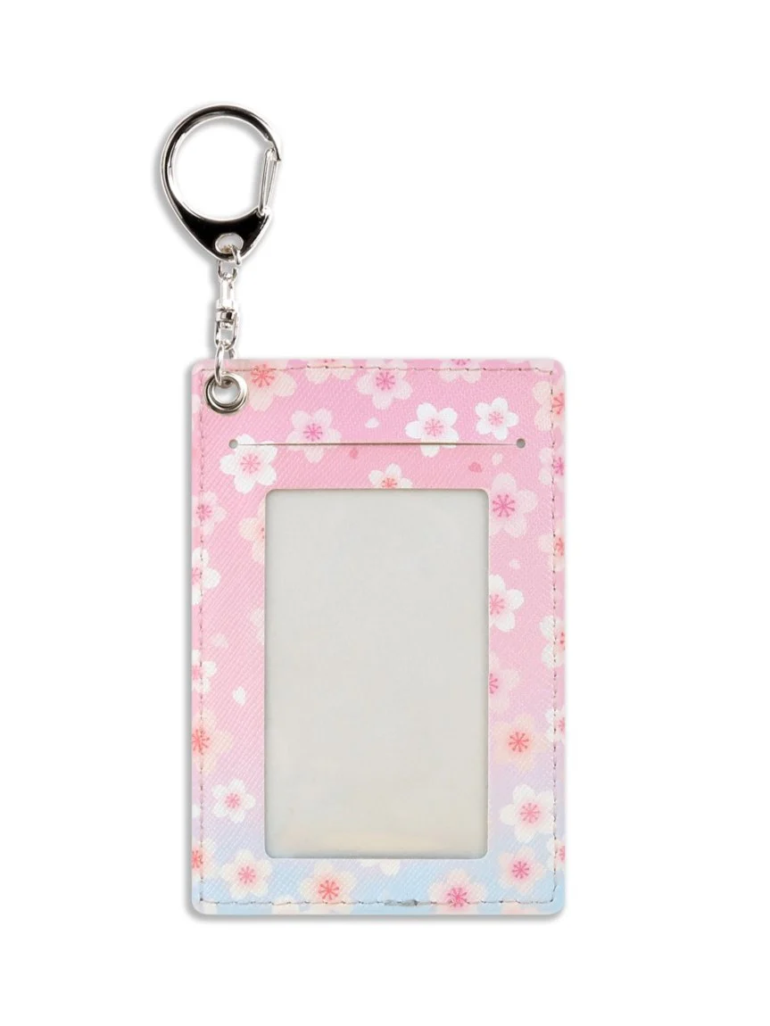 BT21 - CHERRY BLOSSOM LEATHER PATCH CARD HOLDER SHOOKY - Image 2