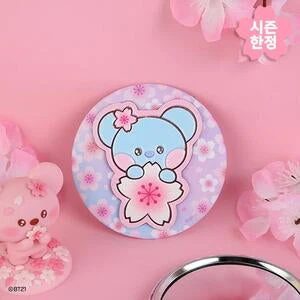 BT21 - CHERRY BLOSSOM LEATHER PATCH MIRROR KOYA