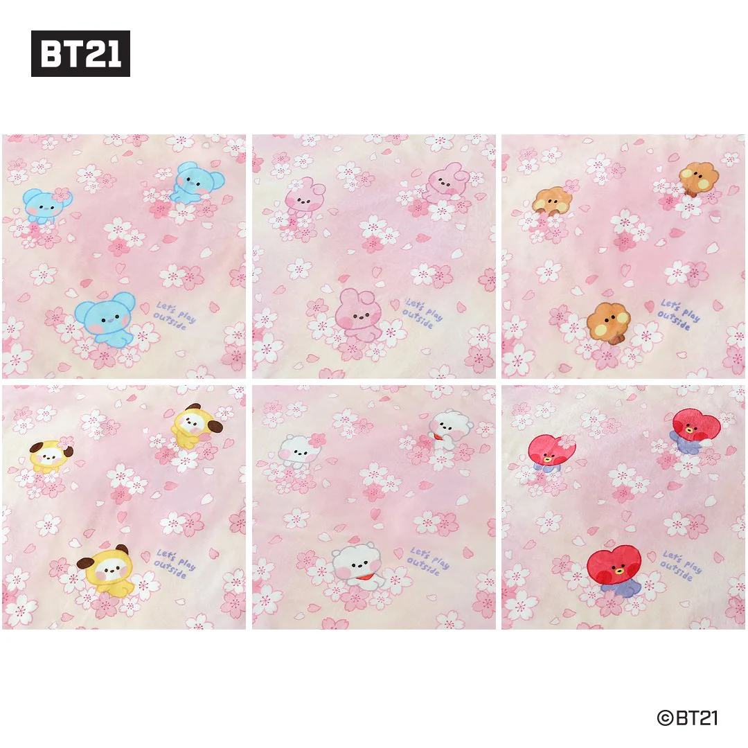 BT21 - CHERRY BLOSSOM MININI BLANKET