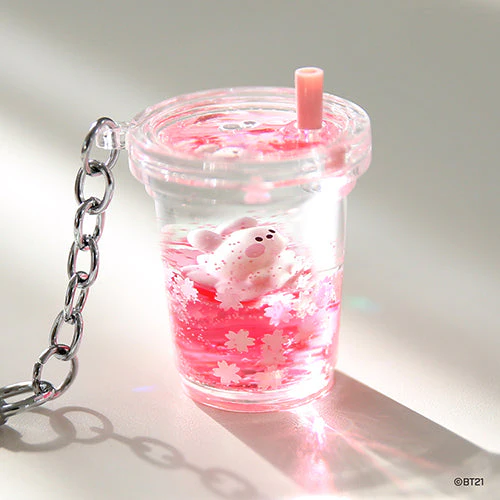 BT21 - CHERRY BLOSSOM MININI WATER KEYRING - Image 2