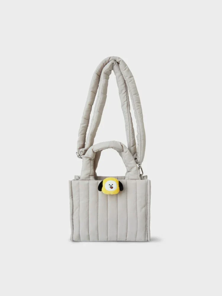 BT21 FACE DOLL BADGE 2 WAY QUILT BAG - Image 2