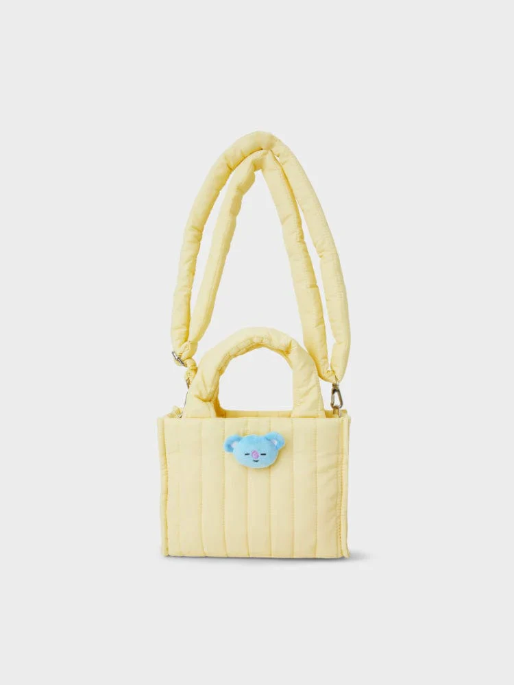 BT21 FACE DOLL BADGE 2 WAY QUILT BAG - Image 6