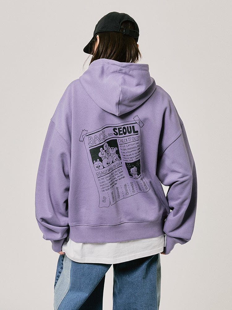 BT21 - HOODED SWEATSHIRT 2024 F/W CITY EDITION - Image 4