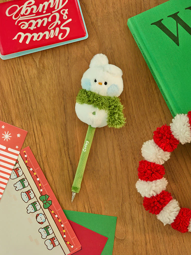 BT21 - MINI MININI PETIT HOLIDAY SNOWMAN DOLL GEL PEN - Image 3