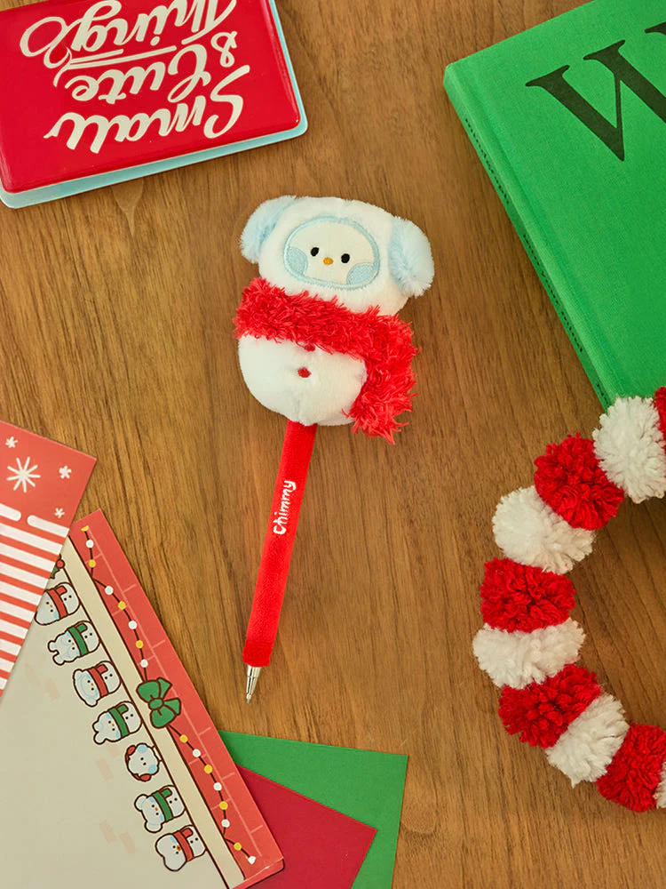 BT21 - MINI MININI PETIT HOLIDAY SNOWMAN DOLL GEL PEN - Image 4