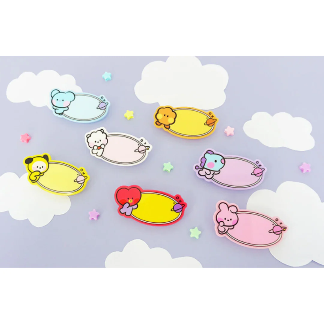 BT21 MININI ACRYLIC PIN BADGE STICKER