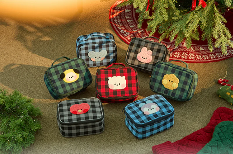 BT21 - MININI BASIC CHECK POUCH
