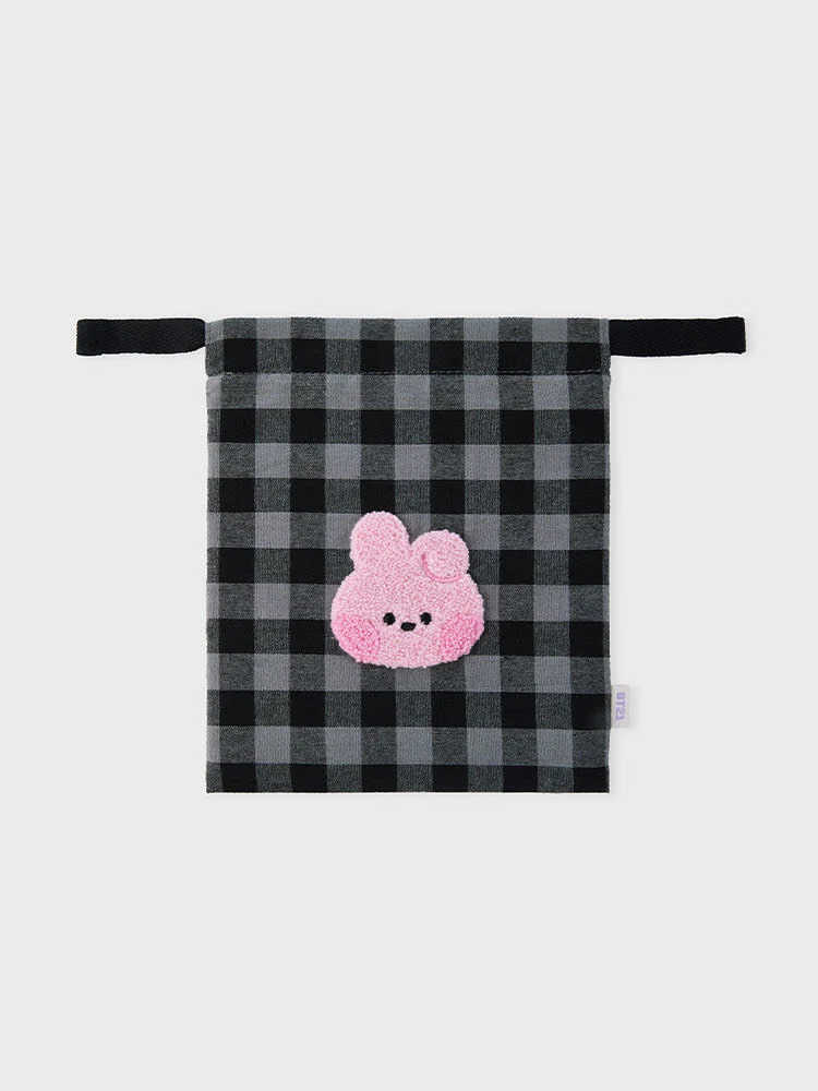 BT21 - MININI BASIC CHECK STRING POUCH - Image 2
