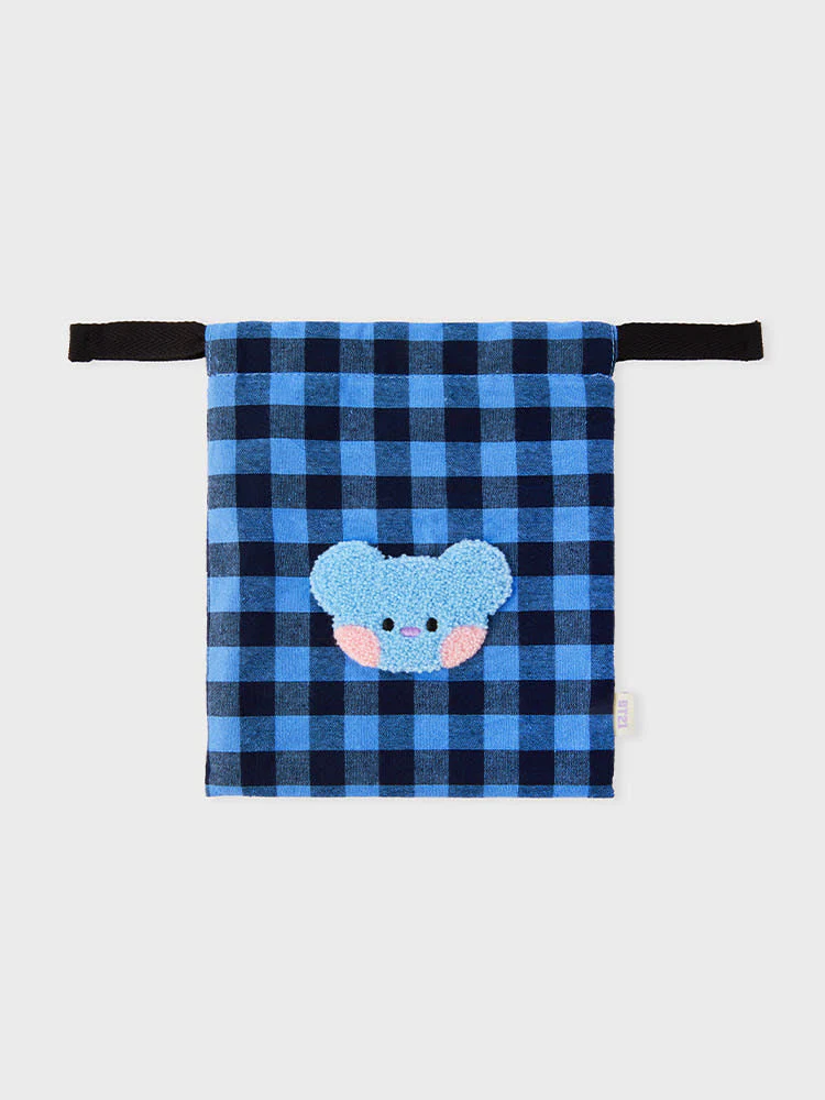 BT21 - MININI BASIC CHECK STRING POUCH - Image 8