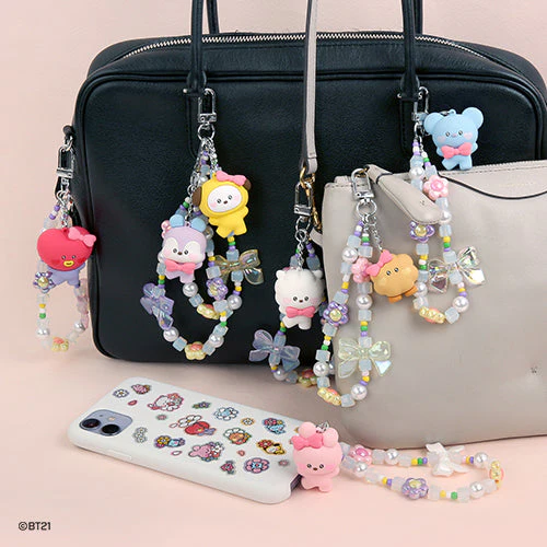 BT21 - MININI BEADS STRAP KEYRING LOVELY