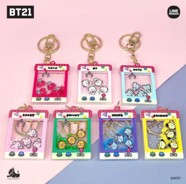 BT21 - MININI GLITTER KEY HOLDER