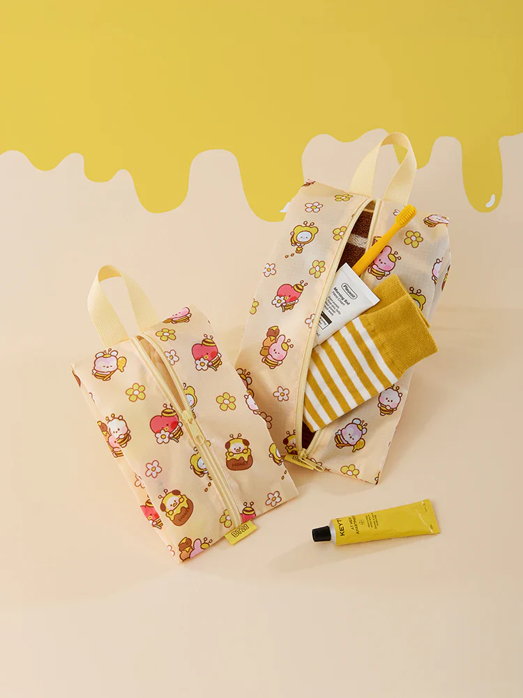 BT21 - MININI HONEYBEE MULTI POUCH SET