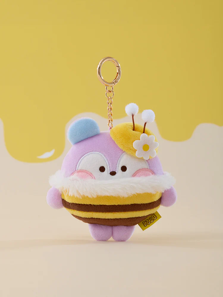 BT21 - MININI HONEYBEE PLUSH TAPE MEASURE KEYRING - Image 3